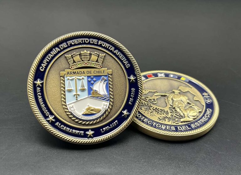 Chile Navy Challenge Coins