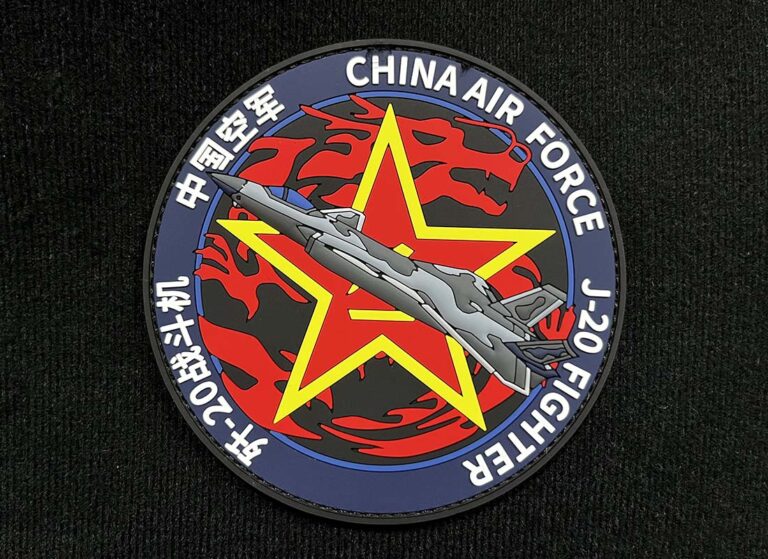 China Air Force Pvc Badges