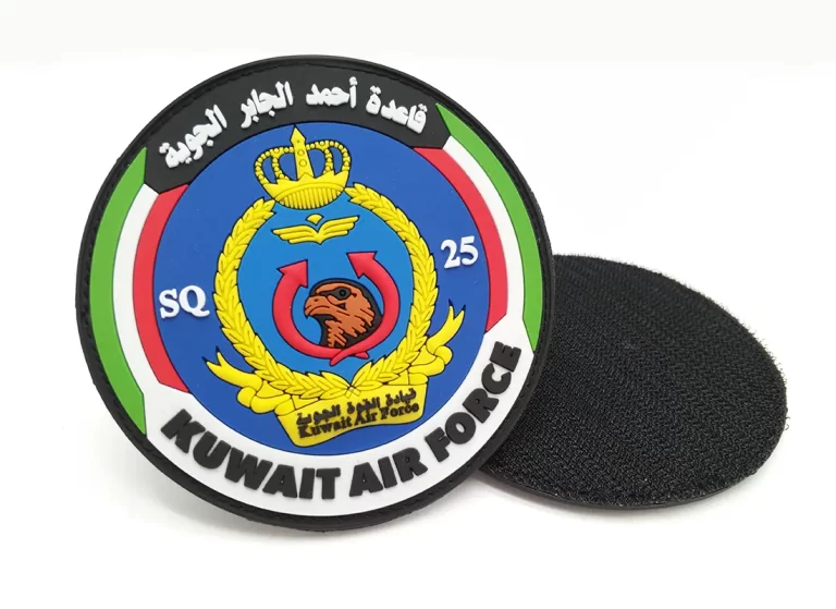 Kuwait Air Force Rubber 3D Logo Badge