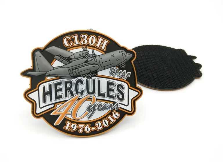 C-130H Pvc Rubber Velcro Patch Producer