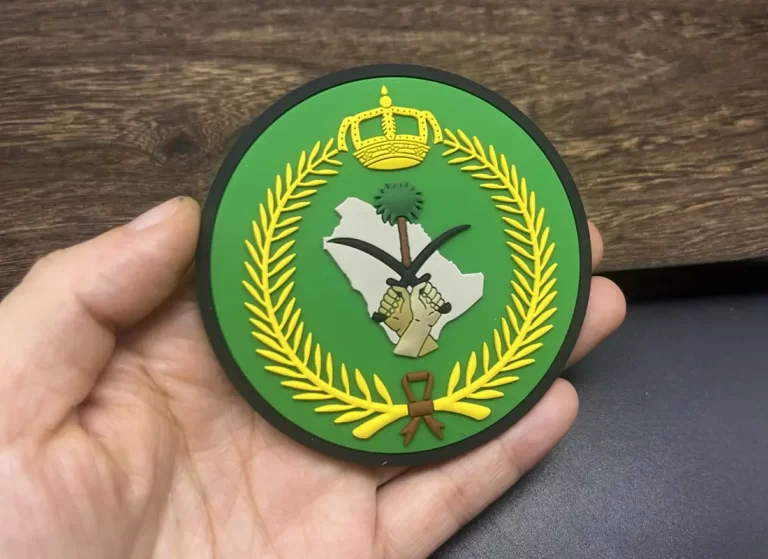 High Quality Saudi Airforce Rubber Velcro Patch Customize