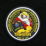 3D Embossed Logo Rubber Badge