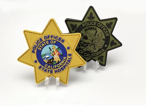 California Police Officer State Hospital Logo Badge
