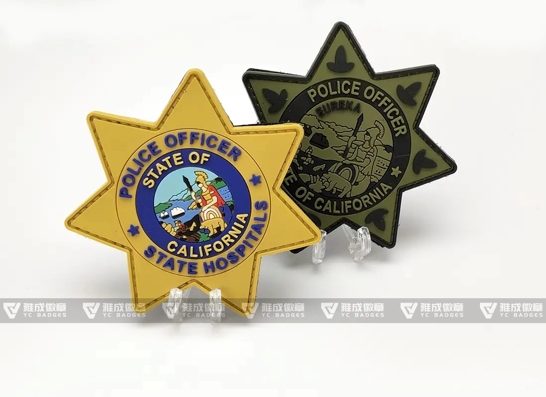 California Police Officer State Hospital Logo Badge California Police Officer State Hospital Logo Badge