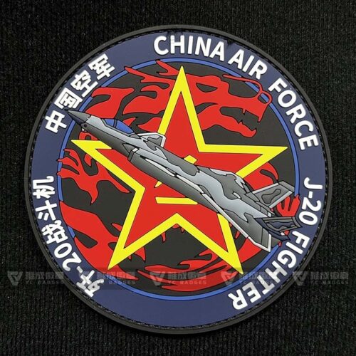 China Air Force Pvc Badges