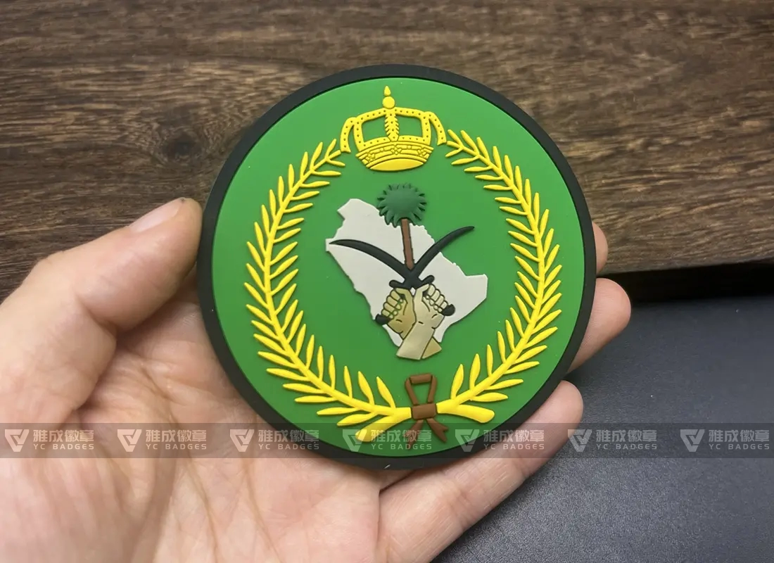 High Quality Saudi Airforce Rubber Velcro Patch Customize High Quality Saudi Airforce Rubber Velcro Patch Customize