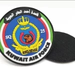 Kuwait Air Force Rubber 3D Logo Badge
