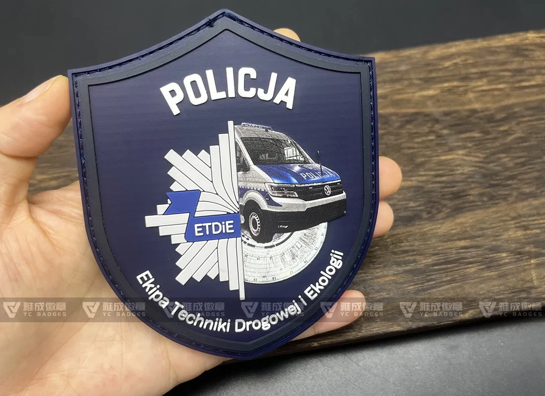 Soft Rubber Police Patch Customize Soft Rubber Police Patch Customize