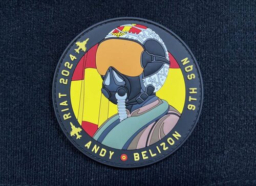 Spain Air Force Base Rubber Patch Spain Air Force Base Rubber Patch