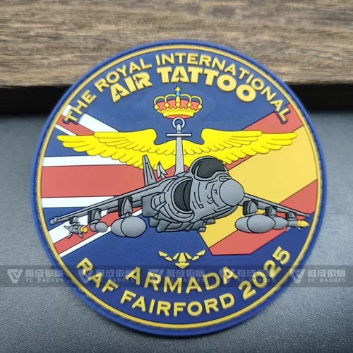 Spain Royal 3D Navy Velcro Badge