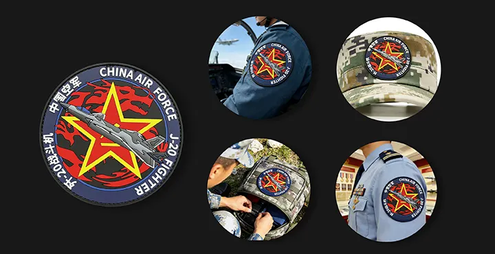 Air Force PVC Patches Applications