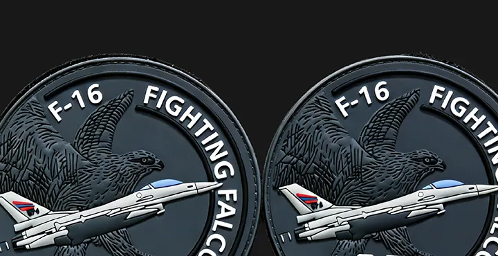 Air Force PVC Patches Key Features