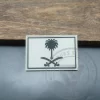 High Quality Saudi Emblem PVC Patches Factory Bulk Customization Service