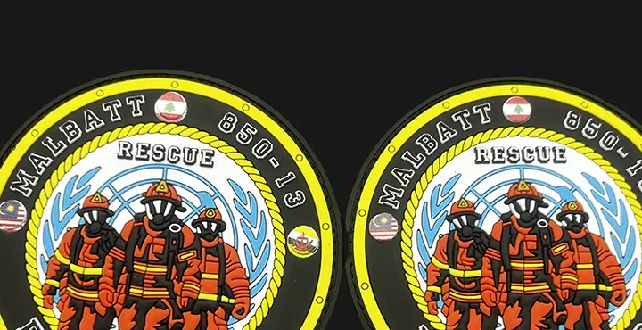 Fire Dept PVC Patches Key Features