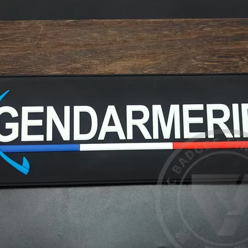 PVC 3D Glow in The Dark Rubber Patch Velcro-on Badg