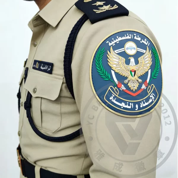 Velcro-on PVC Rubber Patches 3D Logo Badge Emblem Customize