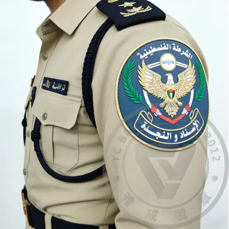 Velcro-on PVC Rubber Patches 3D Logo Badge Emblem Customize