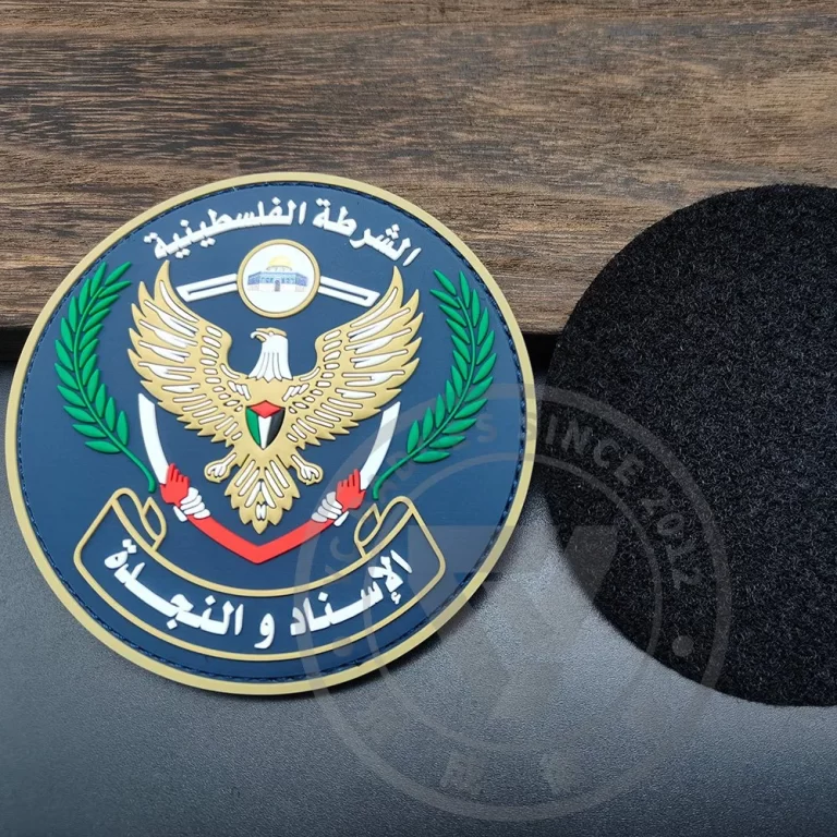 Velcro-on PVC Rubber Patches 3D Logo Badge Emblem Customize