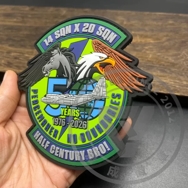 14 Sqn & 20 Sqn 50th Anniversary Tactical Commemorative PVC Patch