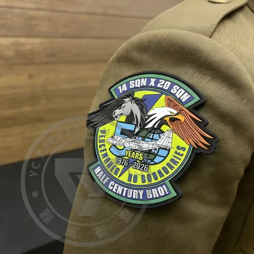 14 Sqn & 20 Sqn 50th Anniversary Tactical Commemorative PVC Patch 14 Sqn & 20 Sqn 50th Anniversary Tactical Commemorative PVC Patch