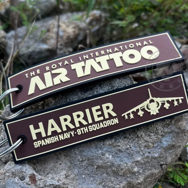 Backpack PVC Rubber Keytag Holder Customized with Logo