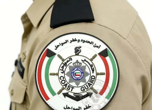 Factory Custom Durable PVC Kuwait Coast Guard Tactical Patch with Logo