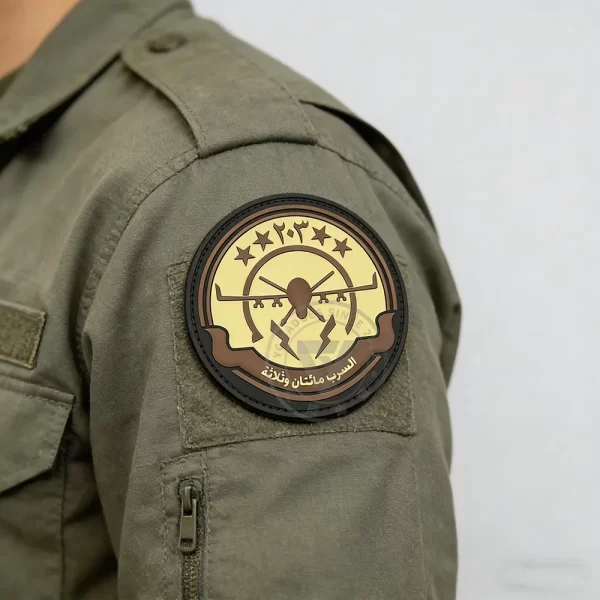 Custom High-Quality Waterproof PVC Drone Squadron Tactical Patch for Tactical Gear & Accessories
