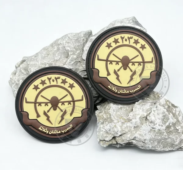 Custom High-Quality Waterproof PVC Drone Squadron Tactical Patch for Tactical Gear & Accessories