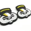 Custom 3D PVC Rubber Patches High Quality Badges with Hook and Loop