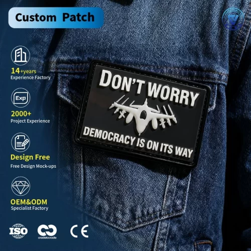Custom Air Force PVC Patches Custom Air Force PVC Patches