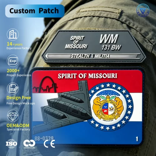 Custom Air Force PVC Patches Custom Air Force PVC Patches