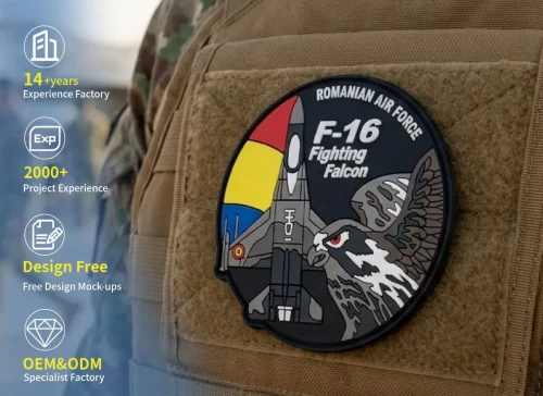 Custom Air Force PVC Patches