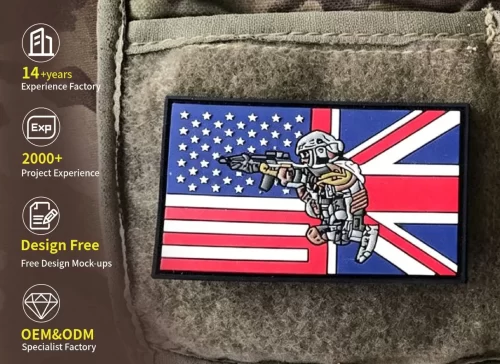 Custom Army PVC Patches