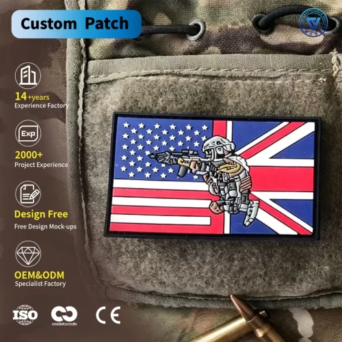 Custom Army PVC Patches Custom Army PVC Patches