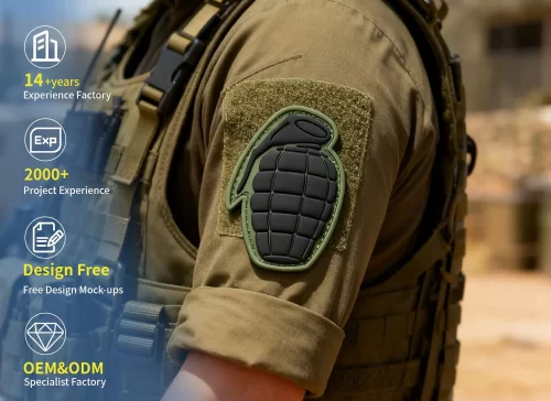 Custom Army PVC Patches