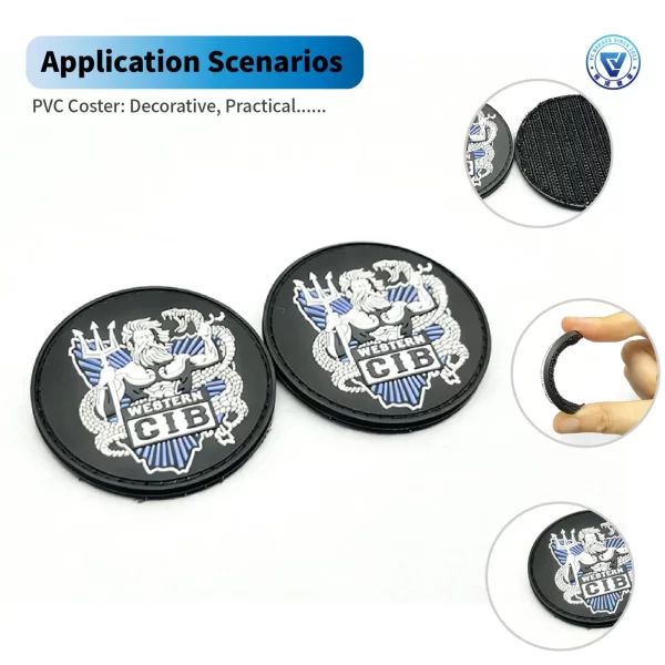 Exit-Factory Price Custom PVC Patches Waterproof Durable Rubber Patch for Tactical Gear