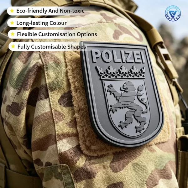 Custom Police Department PVC Patches