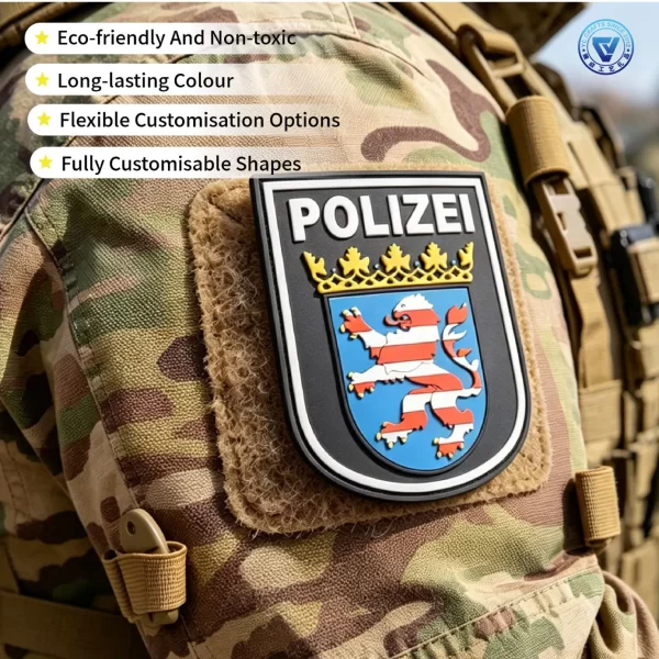 Custom Police Department PVC Patches