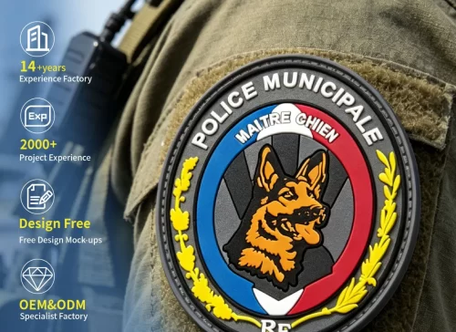 Custom Police Department PVC Patches