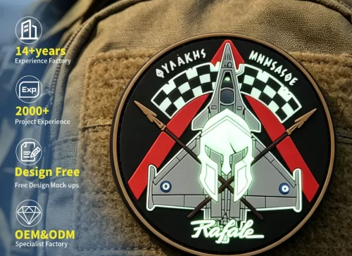 Custom Air Force PVC Patches