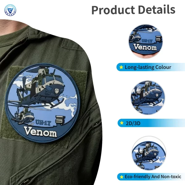 Custom Air Force PVC Patches