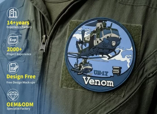 Custom Air Force PVC Patches