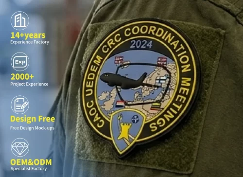 Custom Air Force PVC Patches