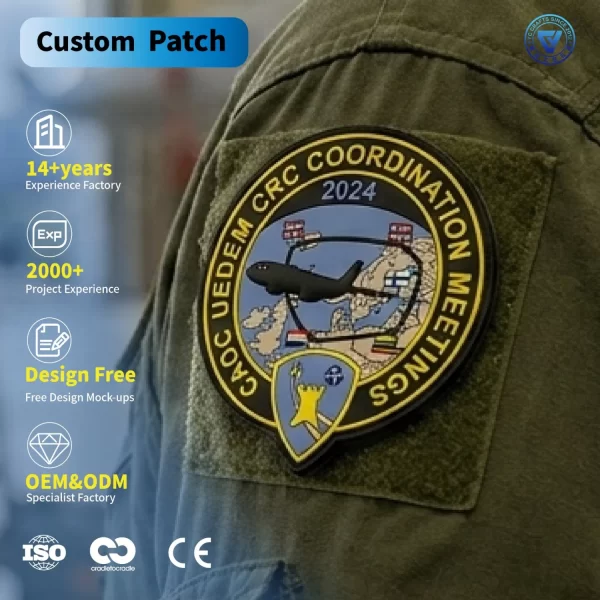Custom Air Force PVC Patches