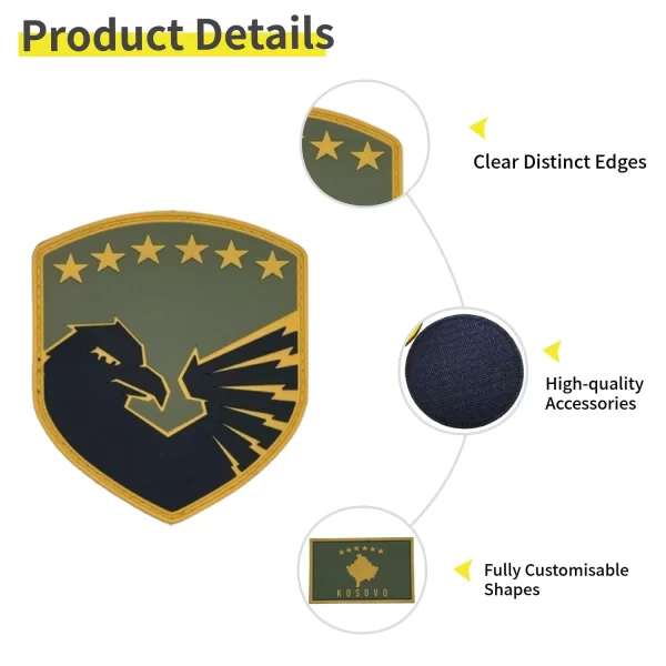 Custom Air Force PVC Patches