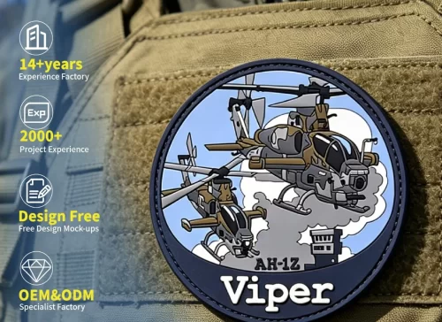 Custom Air Force PVC Patches