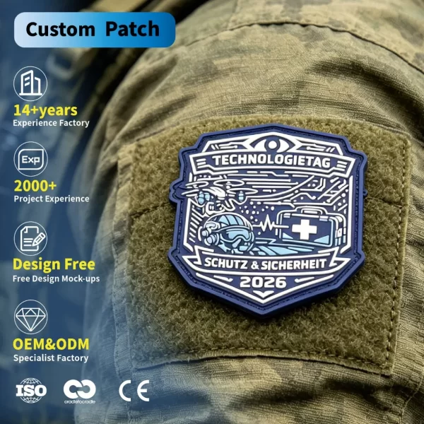 Custom Air Force PVC Patches