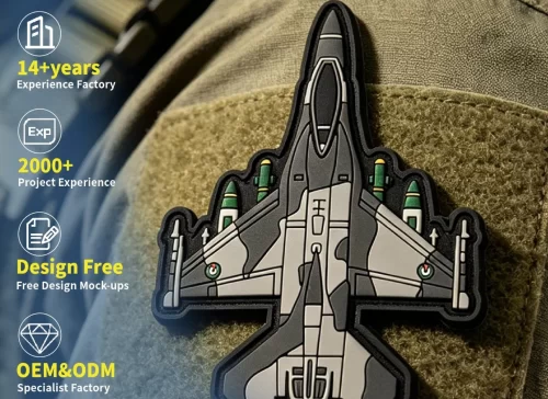 Custom Air Force PVC Patches