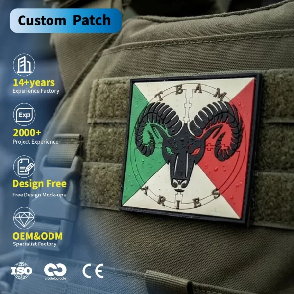 Custom Army PVC Patches