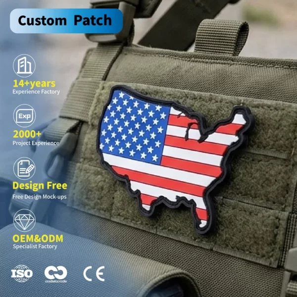 Custom Army PVC Patches